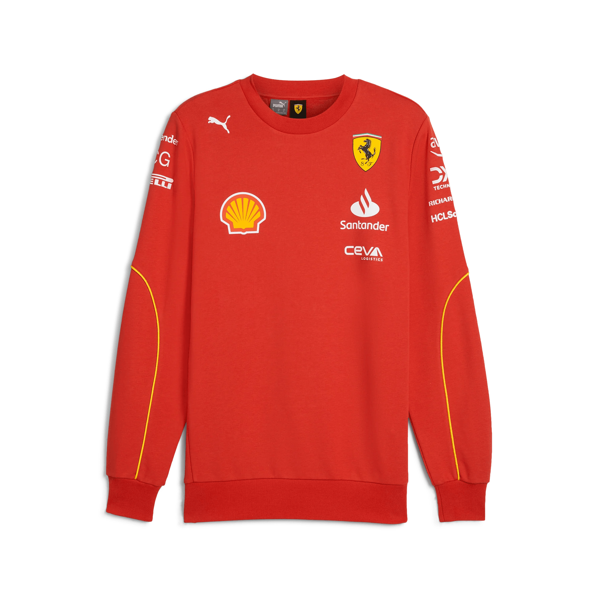 Scuderia Ferrari F1 2024 Team Crew Neck Sweater - Red - RS Apex Motorsports