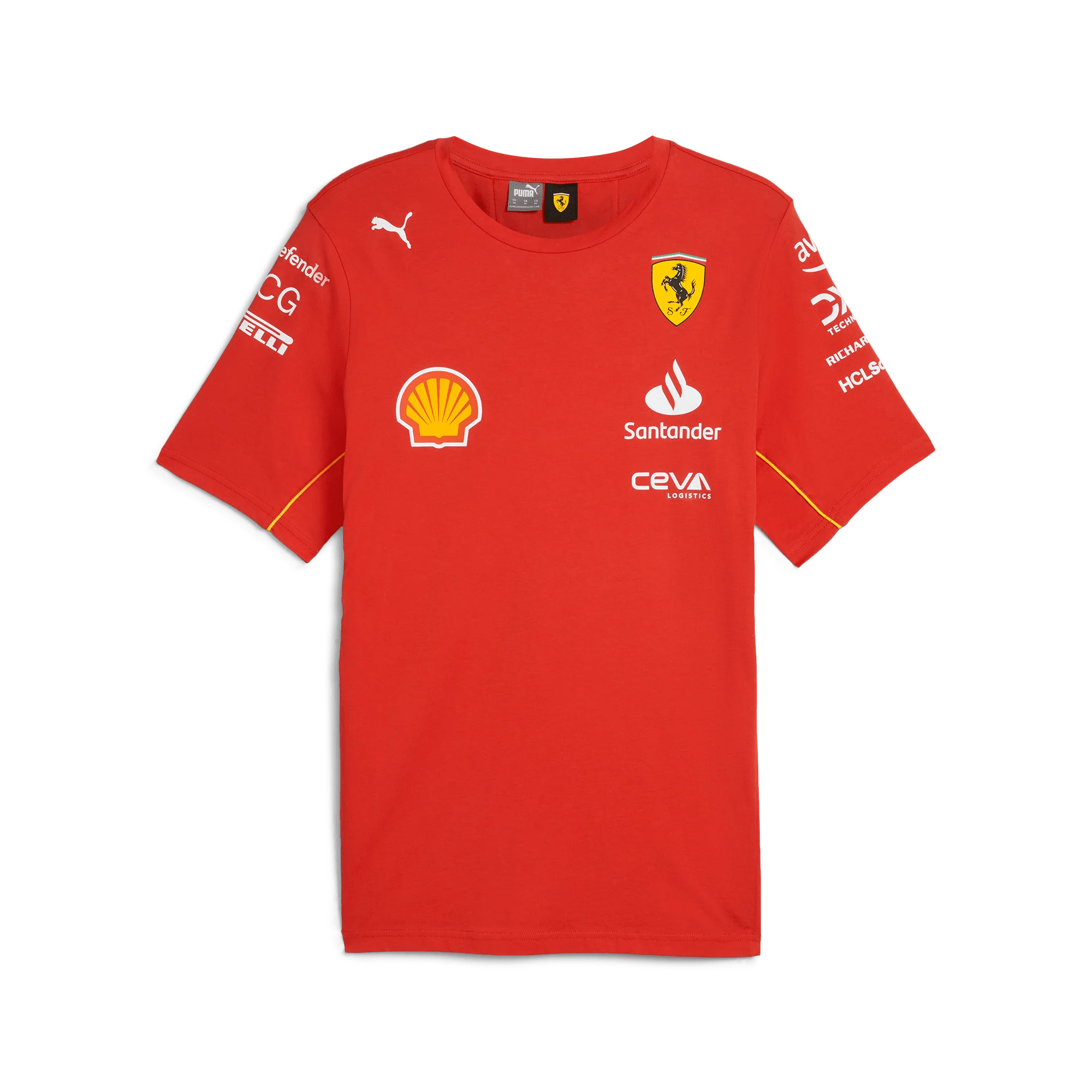 Scuderia Ferrari F1 2024 Men's Team T-Shirt - Red - RS Apex Motorsports