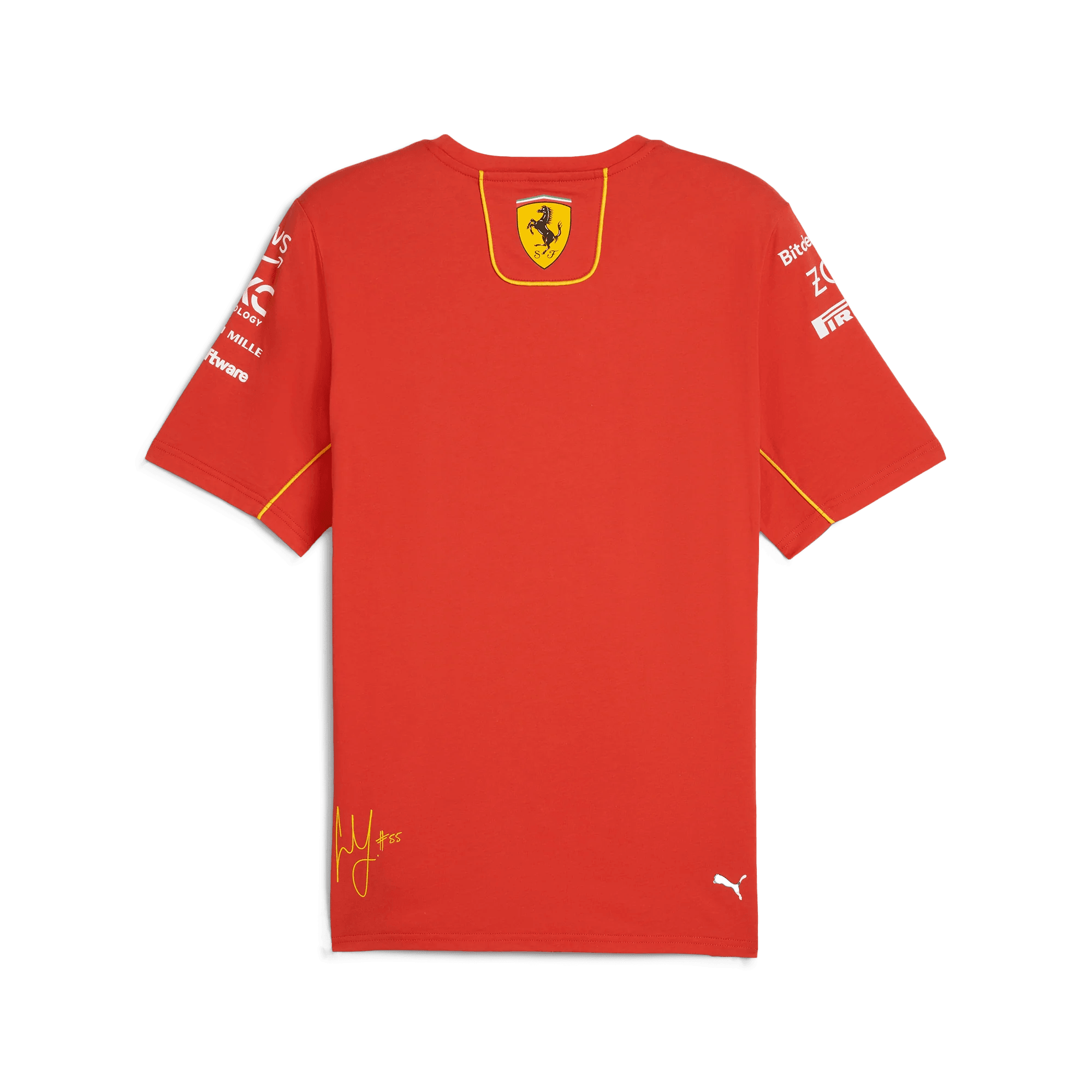 Scuderia Ferrari F1 2024 Men's Carlos Sainz Team T-Shirt - Red - RS Apex Motorsports