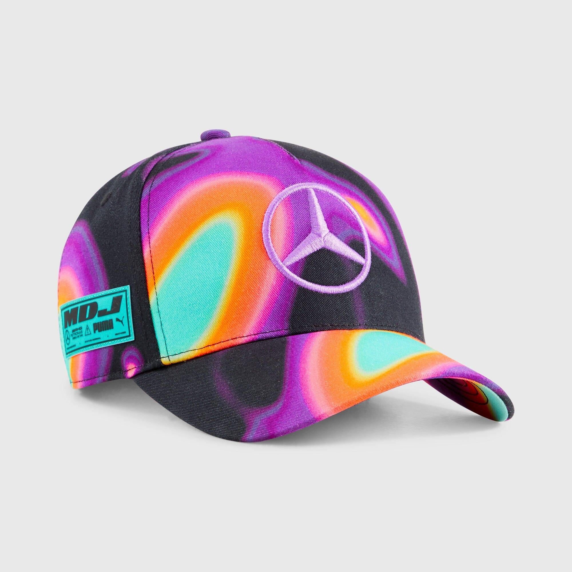 Mercedes AMG Petronas F1 2024 Special Edition Lewis Hamilton Miami GP Hat - Artist "Mad Dog Jones" - RS Apex Motorsports