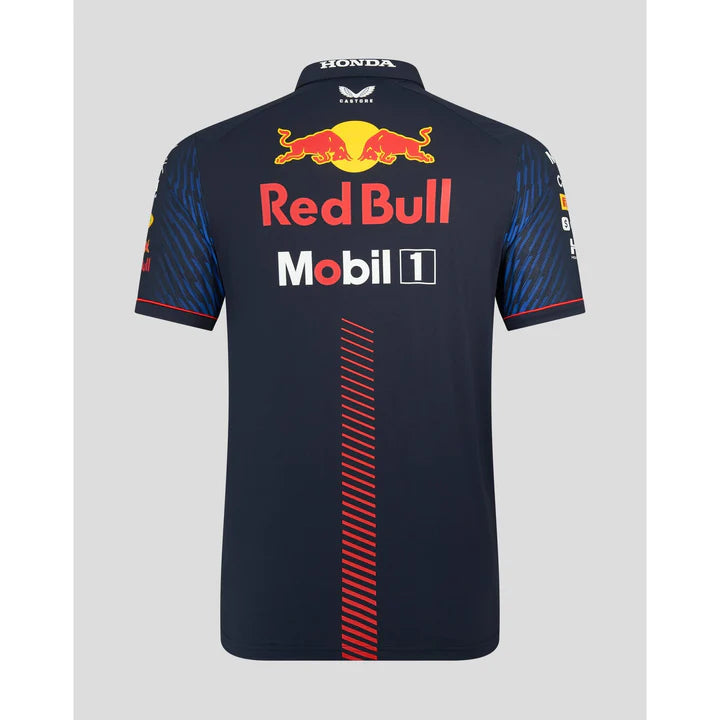 Red Bull Racing F1 Men's 2023 Team Polo Shirt- Navy