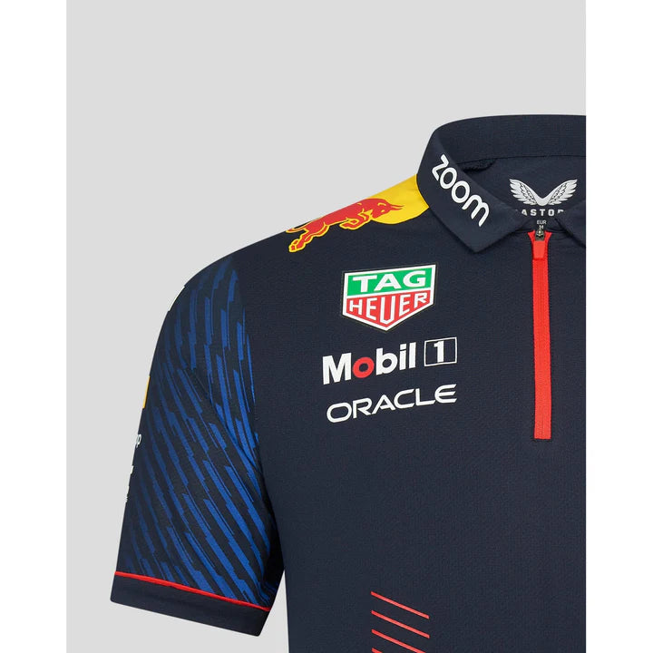 Red Bull Racing F1 Men's 2023 Team Polo Shirt- Navy