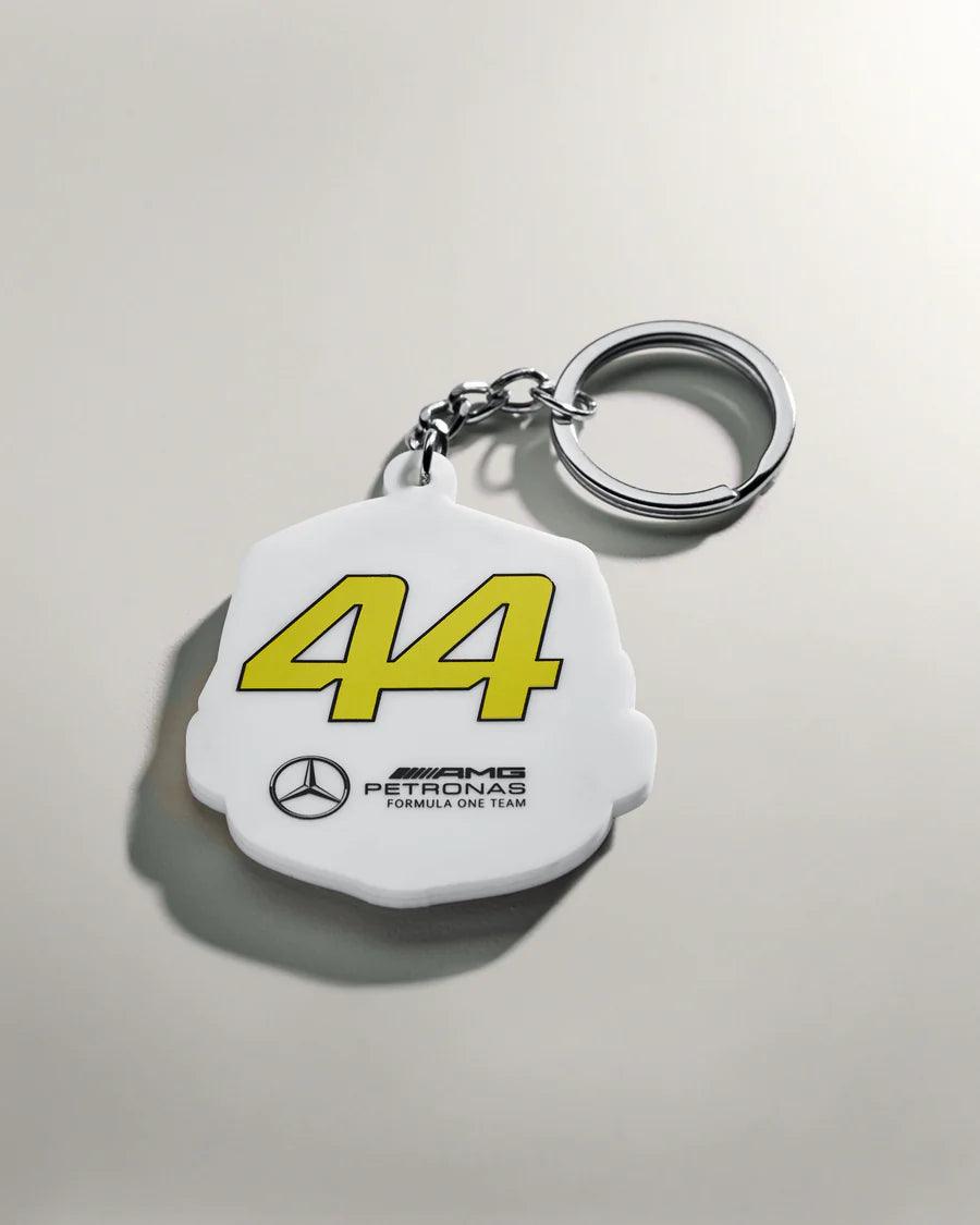 2024 Lewis Hamilton Caricature Keyring Neon Yellow - RS Apex Motorsports