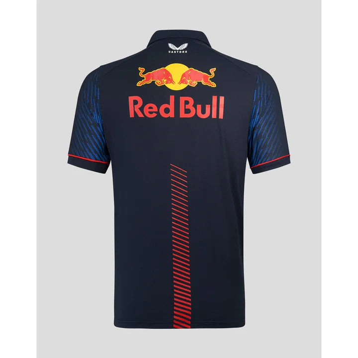 Red Bull Racing F1 Men's 2023 Max Verstappen Team Polo Shirt- Navy