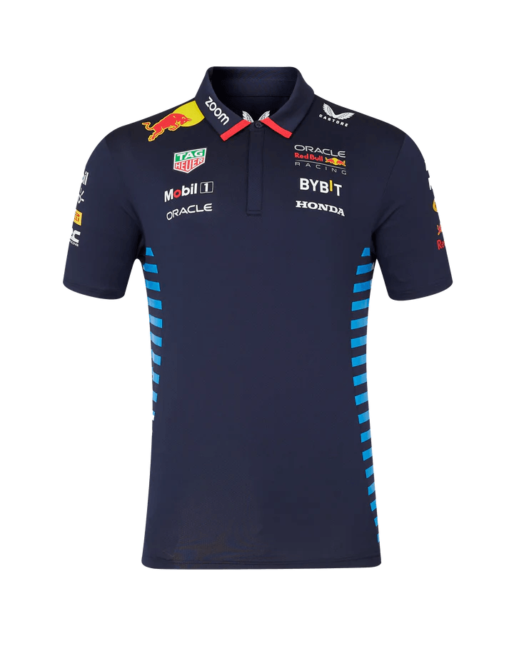 Red Bull Racing F1 Men's 2024 Team Polo Shirt- Navy - RS Apex Motorsports