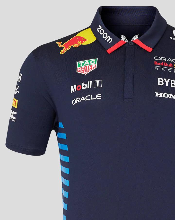 Red Bull Racing F1 Men's 2024 Team Polo Shirt- Navy - RS Apex Motorsports