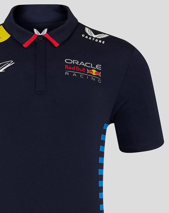 Red Bull Racing F1 Men's 2024 Sergio "Checo" Perez Team Polo Shirt- Navy - RS Apex Motorsports