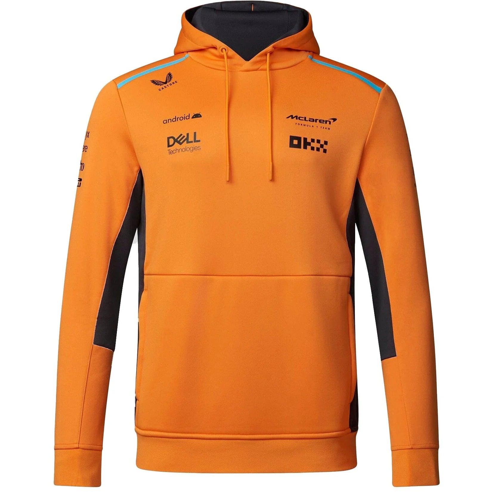 McLaren F1 Men's 2023 Team Hooded Sweatshirt - Papaya - RS Apex Motorsports